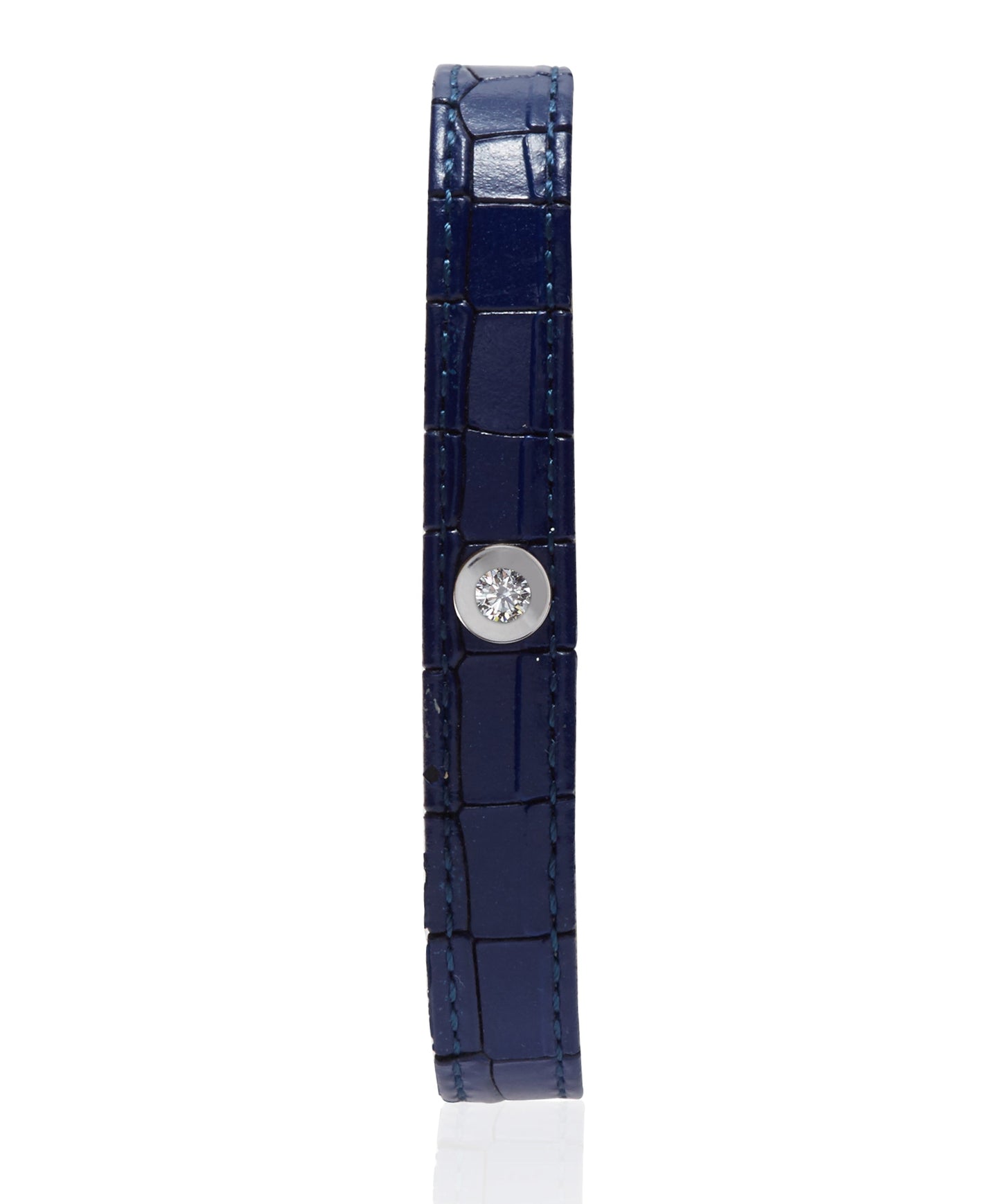 Blue Navy Patterned Masaor Diamond Bracelet 25 points