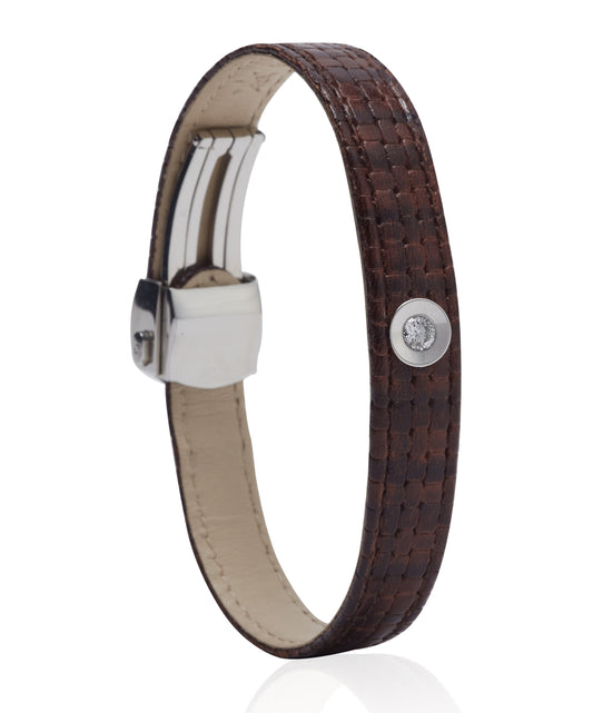 Brown net Masaor Diamond Bracelet 25 points