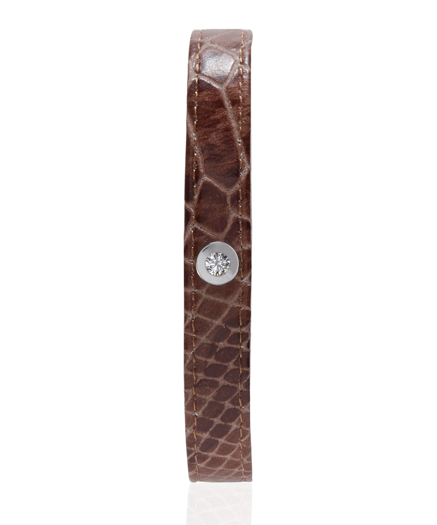 Brown Snake Masaor Diamond Bracelet 25 points
